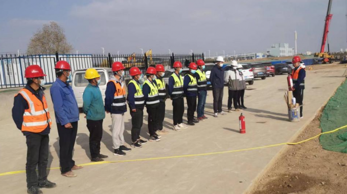 伟德国际victor·1946源自集团工程检测中心建设项目举行“消防日”主题活动