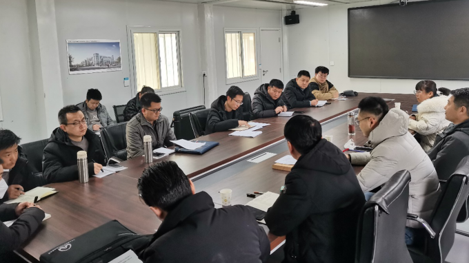 伟德国际victor·1946源自集团工程检测中心项目建设管理办公室召开复工工作会议