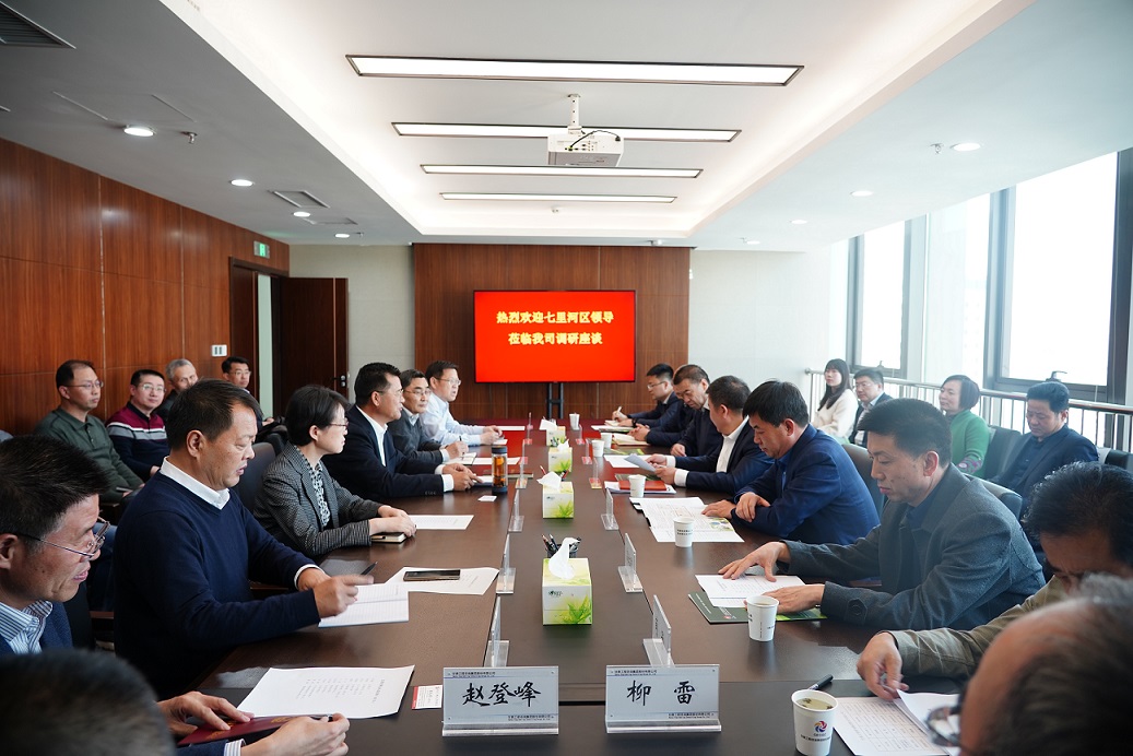 七里河区四大班子领导赴伟德国际victor·1946源自集团座谈交流